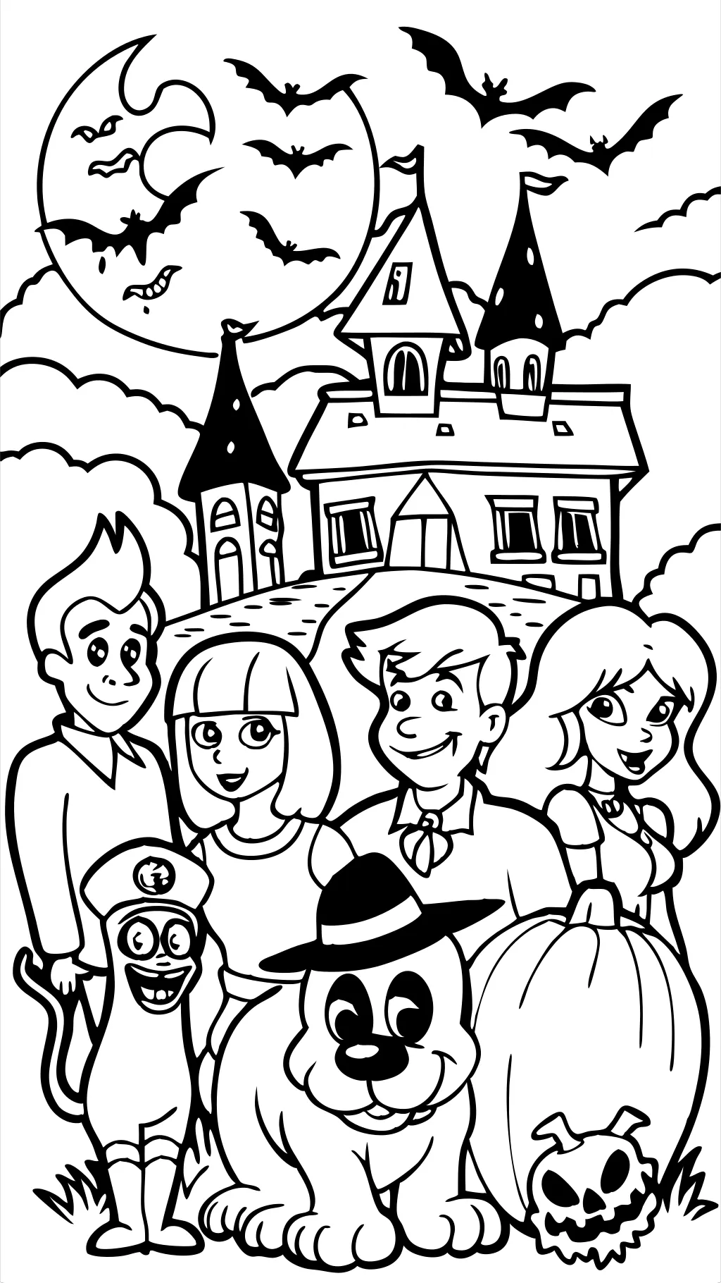 scooby dooby doo coloring pages